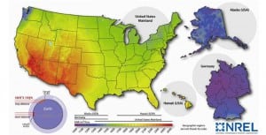 1.Where the sun does and doesn’t shine. Source: National Renewal Energy Laboratory