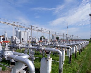 Gas industry, gas transmission system