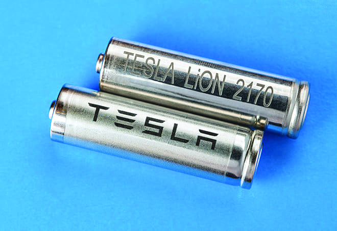 lithium ion battery tesla