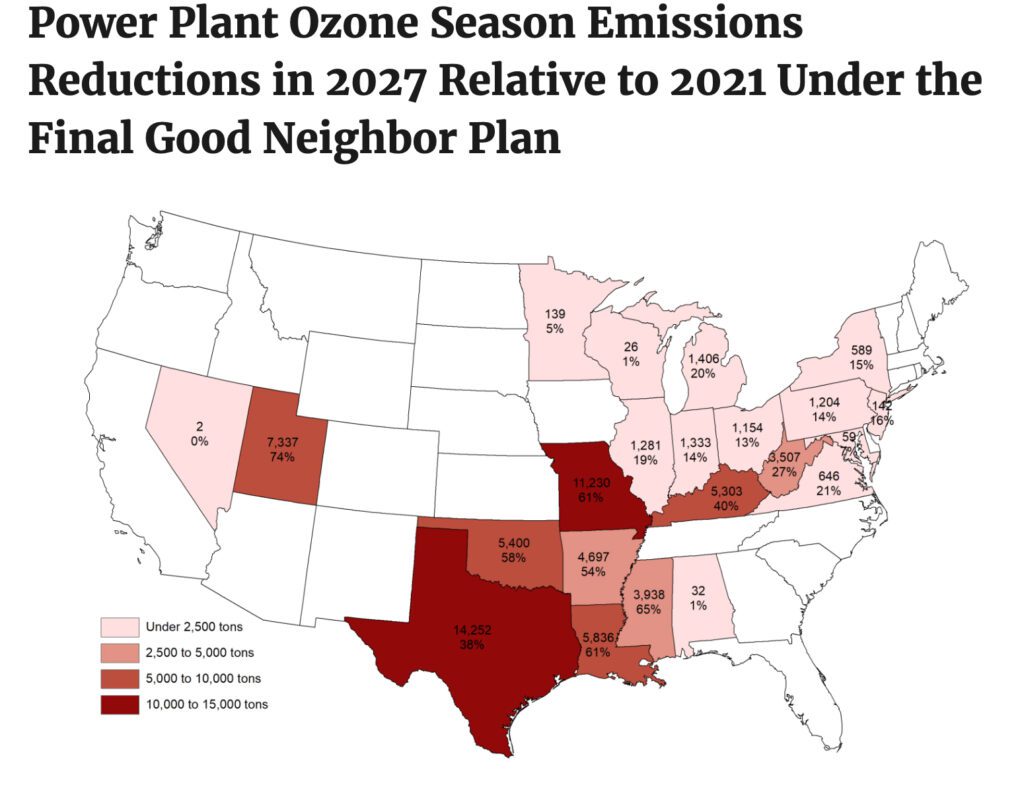 EPA Projects Final ‘Good Neighbor Plan’ Will Result in 14 GW of Coal